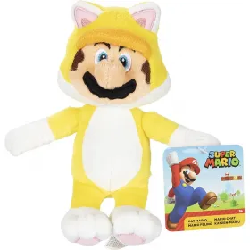 Mario Chat Peluche Super Mario Nintendo 20cm